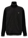 プラダ 【15,000円以上1,000円OFF!!】 PRADA プラダ ブラック Black Two-material sweatshirt ニットウェア メンズ 春夏2024 UJL42BSOOO1YR5F0806 【関税・送料無料】【ラッピング無料】 ju