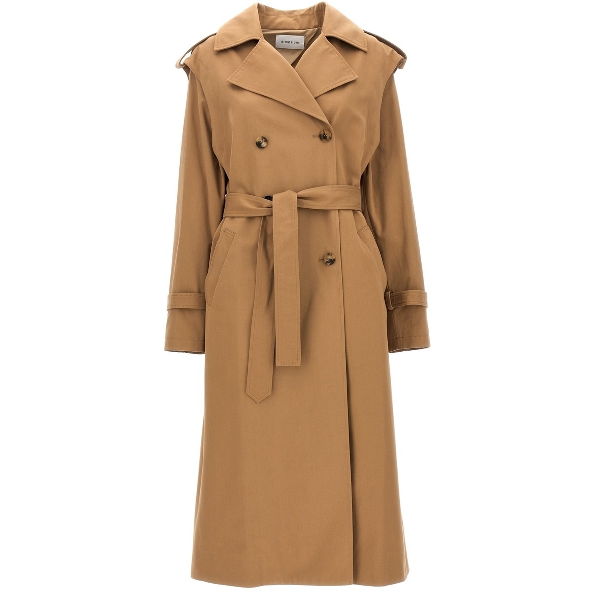 【土日限定クーポン配布中！】 ARMARIUM アルマリウム ベージュ Beige 'Roopal' trench coat コート レディース 秋冬2023 ARMTMC001DR01003 【関税・送料無料】【ラッピング無料】 ju