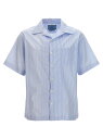 【0の付く日ポイント4倍】 PRADA プラダ ブルー Light Blue 'Double Match' shirt シャツ メンズ 春夏2024 UCS406S21214JSF0W81 【関税・送料無料】【ラッピング無料】 ju