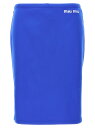 ミュウミュウ MIU MIU ミュウ ミュウ ブルー Blue Nylon pencil skirt スカート レディース 春夏2024 MMG500SOOOF0589 【関税・送料無料】【ラッピング無料】 ju