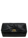 【15,000円以上ご購入で1,000円OFF！】 BALENCIAGA バレンシアガ ブラック Black 'Monaco' clutch クラッチバッグ レディース 春夏2024 7861982AAR81000 【関税・送料無料】【ラッピング無料】 ju