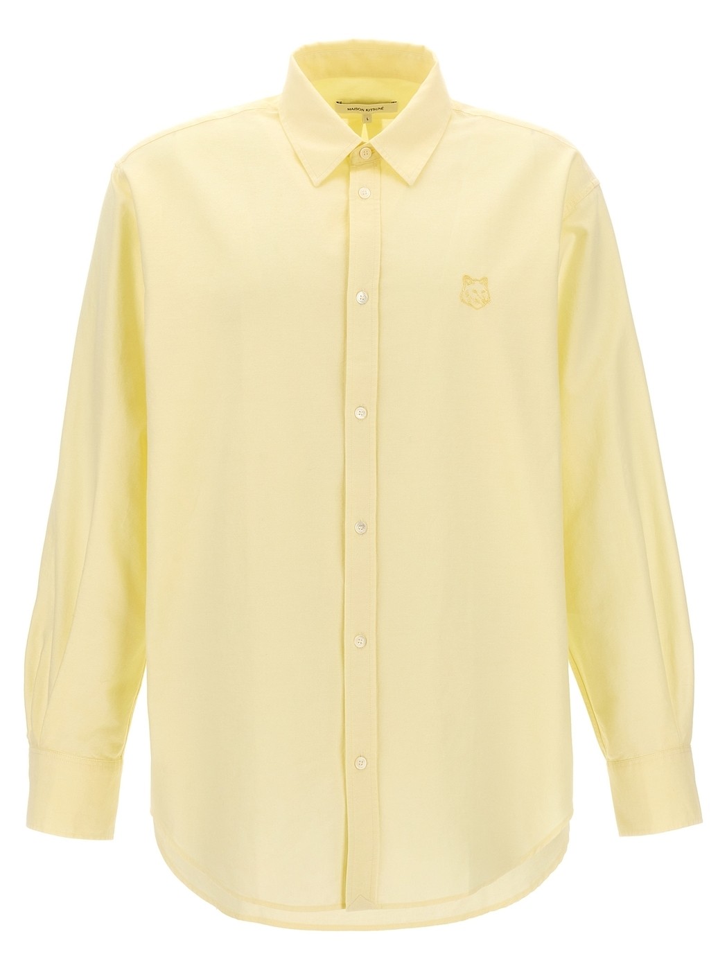 【本日5の付く日ポイント4倍!】 MAISON KITSUNE メゾン キツネ イエロー Yellow 'Contour Fox Head Skate' shirt シャツ メンズ 春夏2024 MM00405WC2047P719 【関税・送料無料】【ラッピング無料】 ju