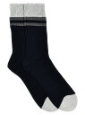 【15,000円以上ご購入で1,000円OFF！】 BRUNELLO CUCINELLI ブルネロ クチネリ ブルー Blue Striped cotton socks ソックス メンズ 春夏2024 MCS93551CVV46 【関税・送料無料】【ラッピング無料】 ju