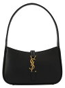 イヴ サンローラン SAINT LAURENT PARIS バッグ レディース ブラック Business bags 'Hobo Le 5 A 7' mini handbag 7103182R20W1000 Black 関税 送料無料 ラッピング無料 2023SS ju