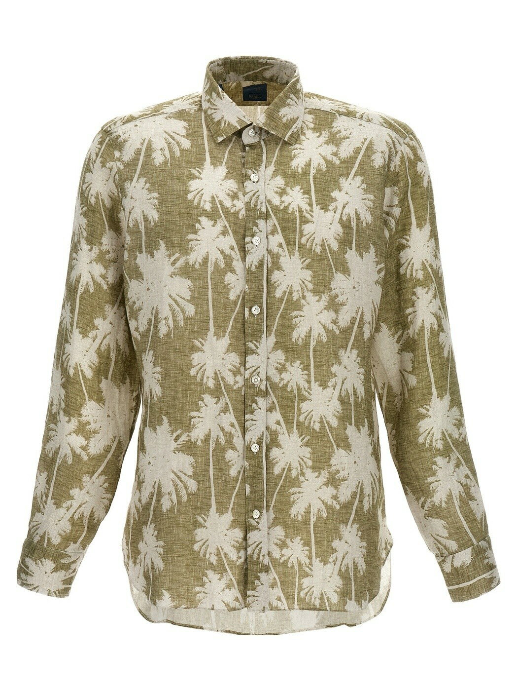 【本日5の付く日ポイント4倍!】 BARBA バルバ グリーン Green Printed palm shirt シャツ メンズ 春夏2024 LFU12P01400520002 【関税・送料無料】【ラッピング無料】 ju