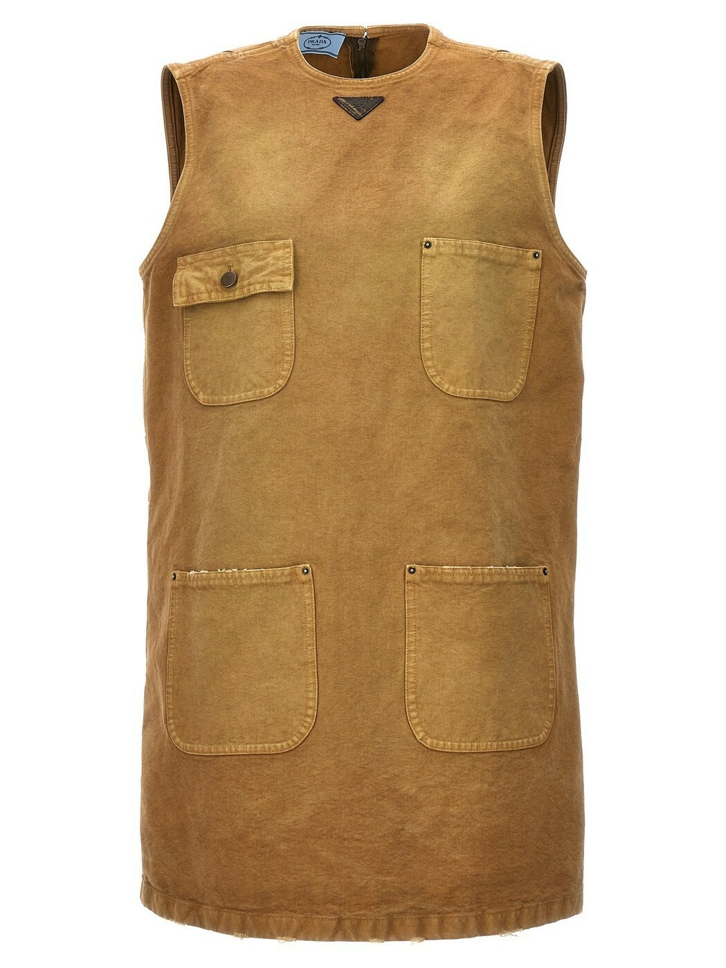 PRADA プラダ ベージュ Beige 'old' canvas dress ドレス レディース 春夏2024 230712OOO145OF0QB9 【関税・送料無料】【ラッピング無料】 ju