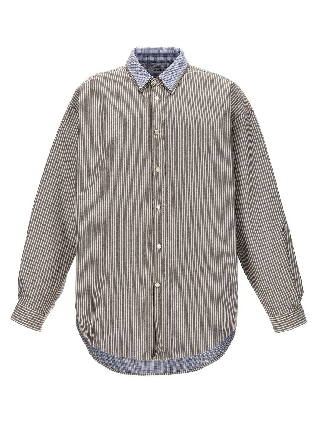 【本日5の付く日ポイント4倍!】 HED MAYNER ヘドメイナー ホワイト White 'Pinstripe oxford' shirt シャツ メンズ 春夏2024 HMMY60006CHY042BNATURAL 【関税・送料無料】【ラッピング無料】 ju