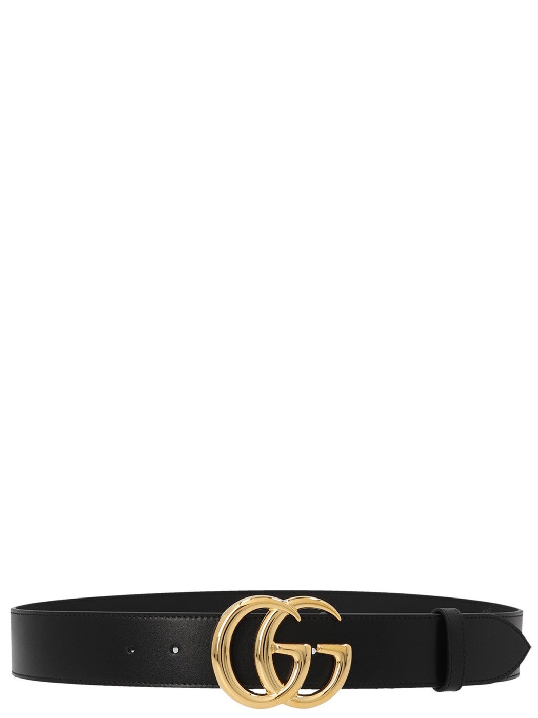 グッチ ベルト（メンズ） 【本日5の付く日ポイント4倍!】 GUCCI グッチ ブラック Black 'GG Marmont’ belt ベルト メンズ 春夏2024 4068310YA0G1000 【関税・送料無料】【ラッピング無料】 ju