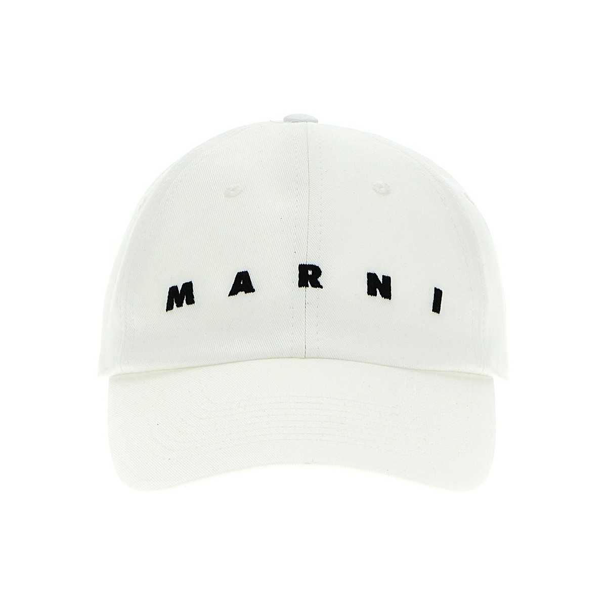 MARNI マルニ ホワイト White Logo embroidery cap 帽子 メンズ 春夏 ...