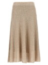 BRUNELLO CUCINELLI ブルネロクチネリ ベージュ Beige Sequin knitted skirt スカート レディース 春夏2024 MDJ547689C9589 【関税・送料無料】【ラッピング無料】 ju