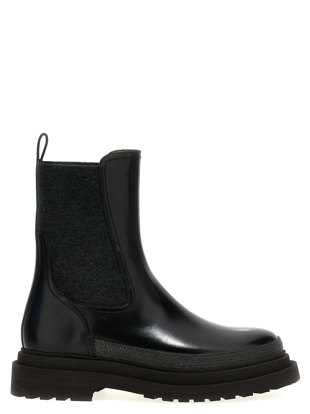 BRUNELLO CUCINELLI ブルネロクチネリ ブラック Black 'Monile' ankle boots ブーツ レディース 秋冬20..