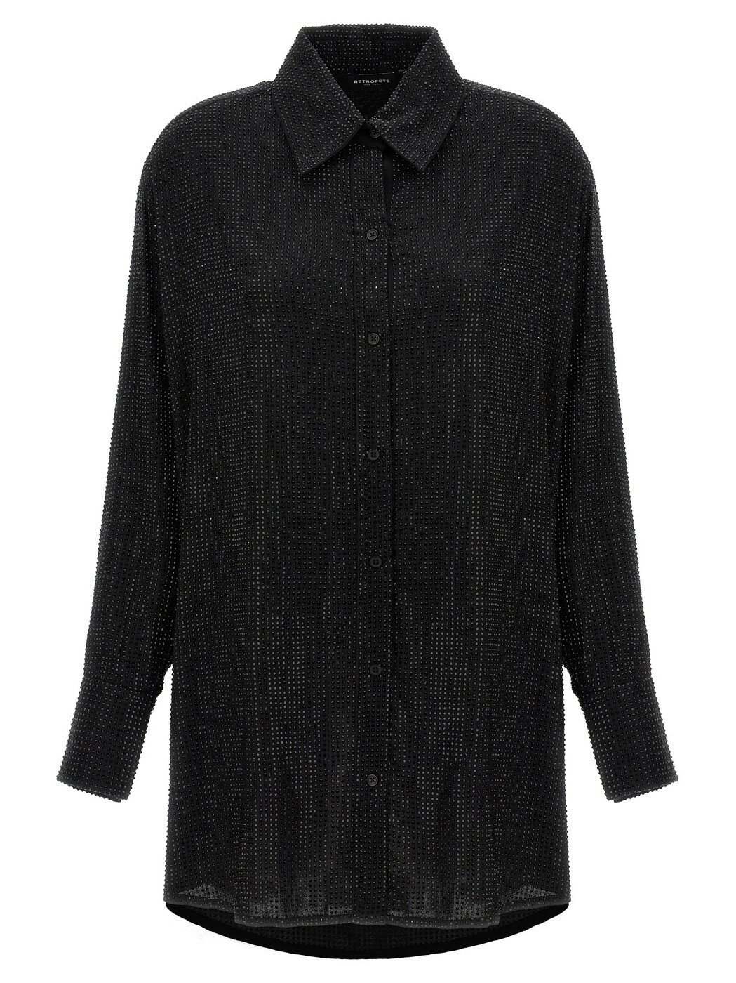 RETROFETE ブラック Black 'Maddox' shirt dress ドレス レディース 春夏2024 SS248911BLK 【関税・送料無料】【ラッピング無料】 ju