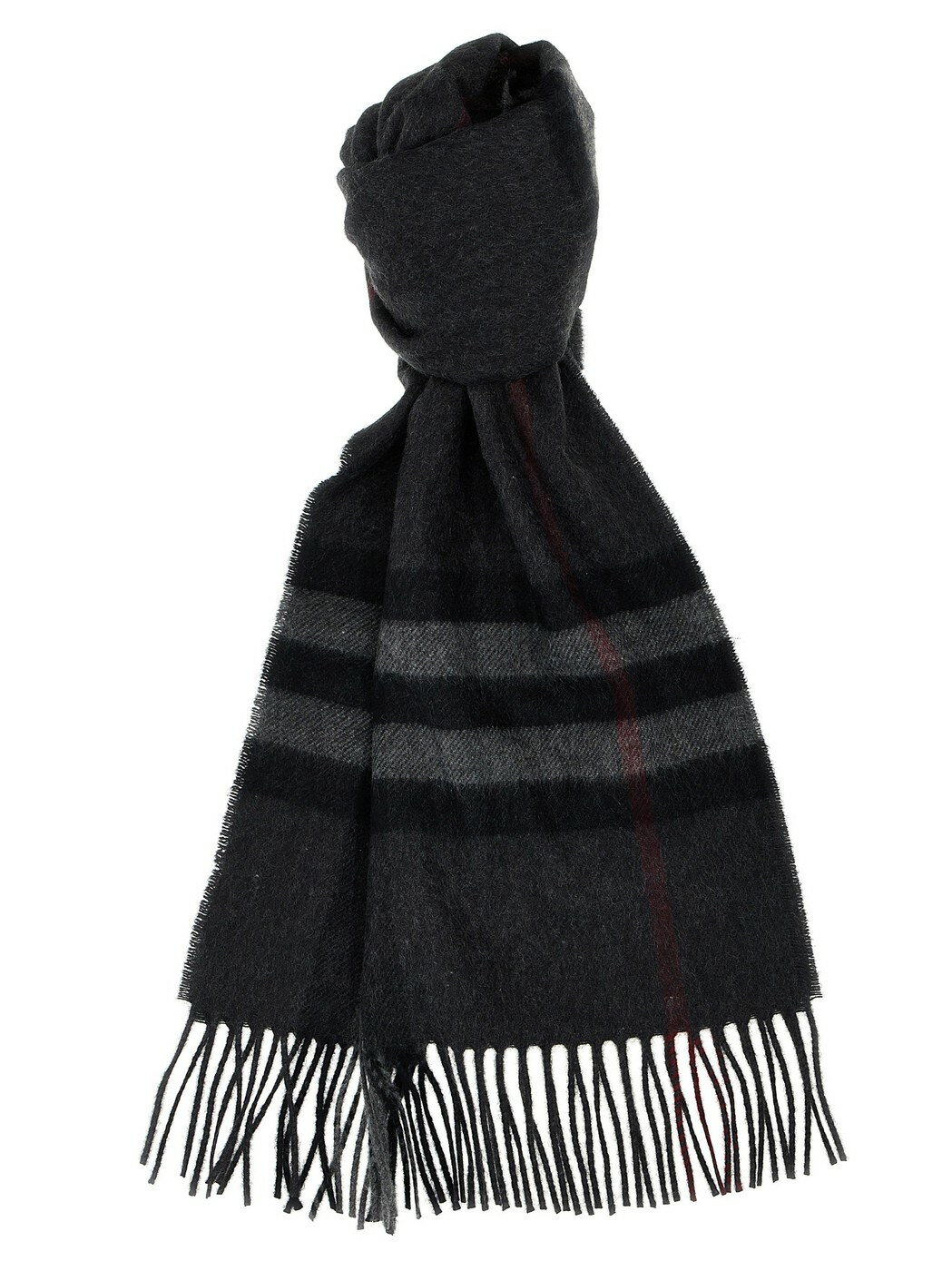  BURBERRY バーバリー グレー Gray Check scarf ファッション小物 レディース 秋冬2024 8077880CHARCOAL  ju