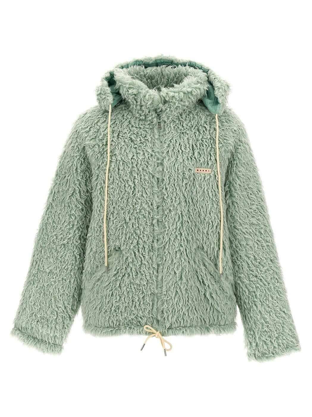 MARNI マルニ グリーン Green 'Long Pile Shaggy' hooded jacket ジャケット メンズ 秋冬2024 JUMU0164UXUTP77200V19 【関税・送料無料】【ラッピング無料】 juのサムネイル