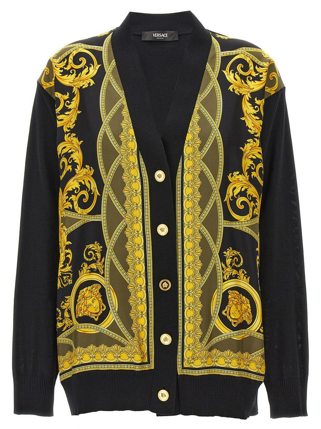 VERSACE ヴェルサーチ ブラック Black 'La Coupe Des Dieux' cardigan ニットウェア レディース 秋冬2024 10161721A112891B000 【関税・送料無料】【ラッピング無料】 juのサムネイル
