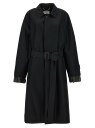 【本日ポイント4倍!!】 メゾン マルジェラ MAISON MARGIELA トレンチ コート メンズ ブラック Coats and Trench Long single-breasted trench coat S50AH0132S54694900 Black 関税 送料無料 ラッピング無料 2024AW ju