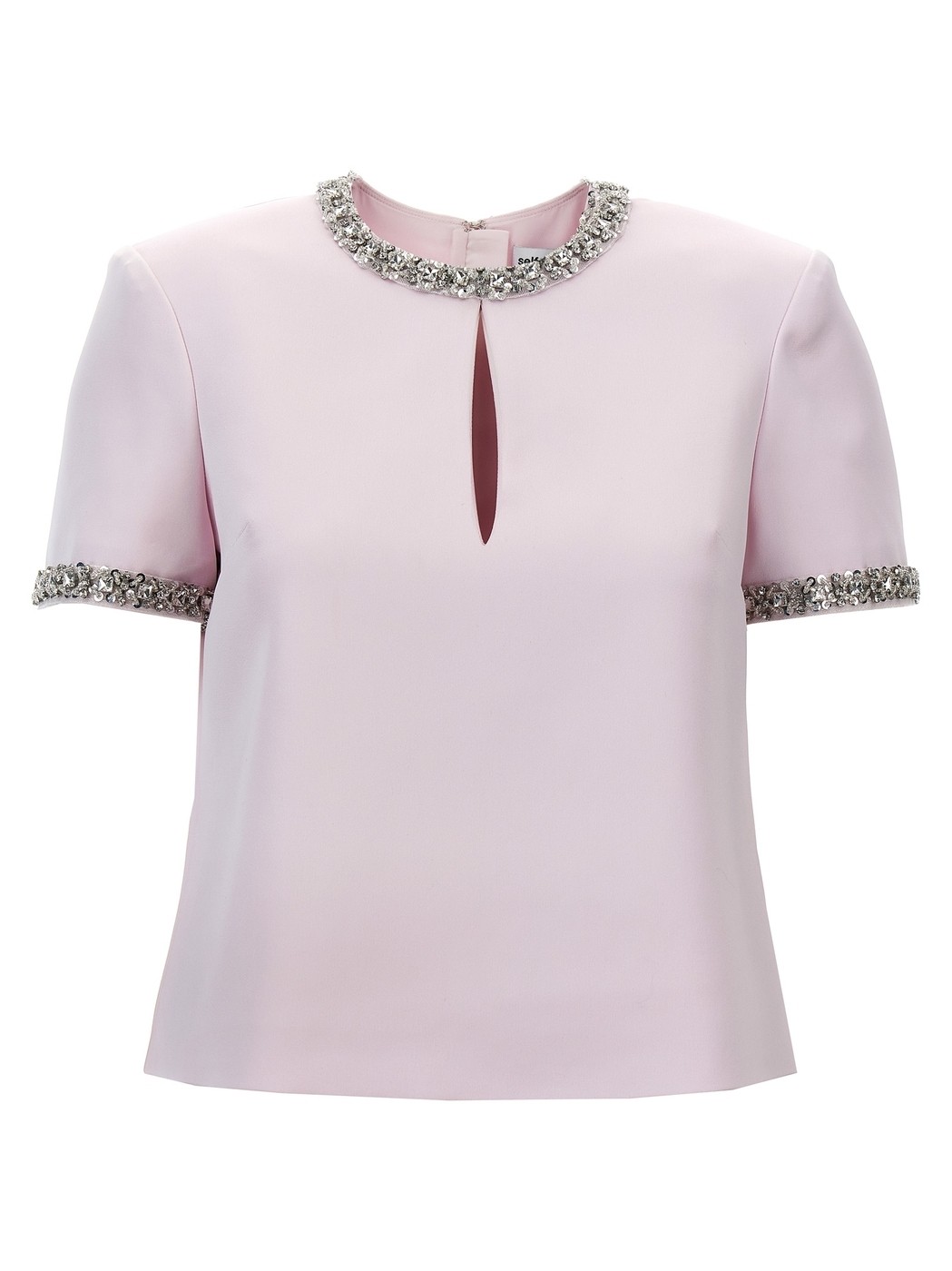  ݡȥ졼 SELF PORTRAIT T ȥåץ ǥ ԥ T-shirts and tops 'Pink S...