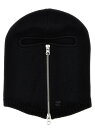 【三連休限定1000円OFF】 クレージュ COURREGES ハット 帽子 レディース ブラック Hats 'Zipped Wool' balaclava 324MCP008FI00369999 Black 関税 送料無料 ラッピング無料 2024AW ju