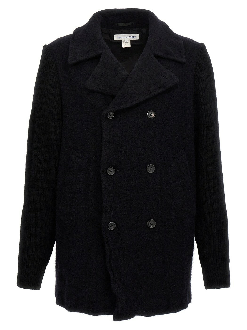 COMME des GARCONS SHIRT デザイン ウール コート - メルカリ