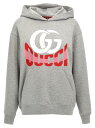 グッチ GUCCI トレーナー レディース グレー Sweatshirts Logo print hoodie 798680XJGS21230 Gray 関税 送料無料 ラッピング無料 2024AW ju