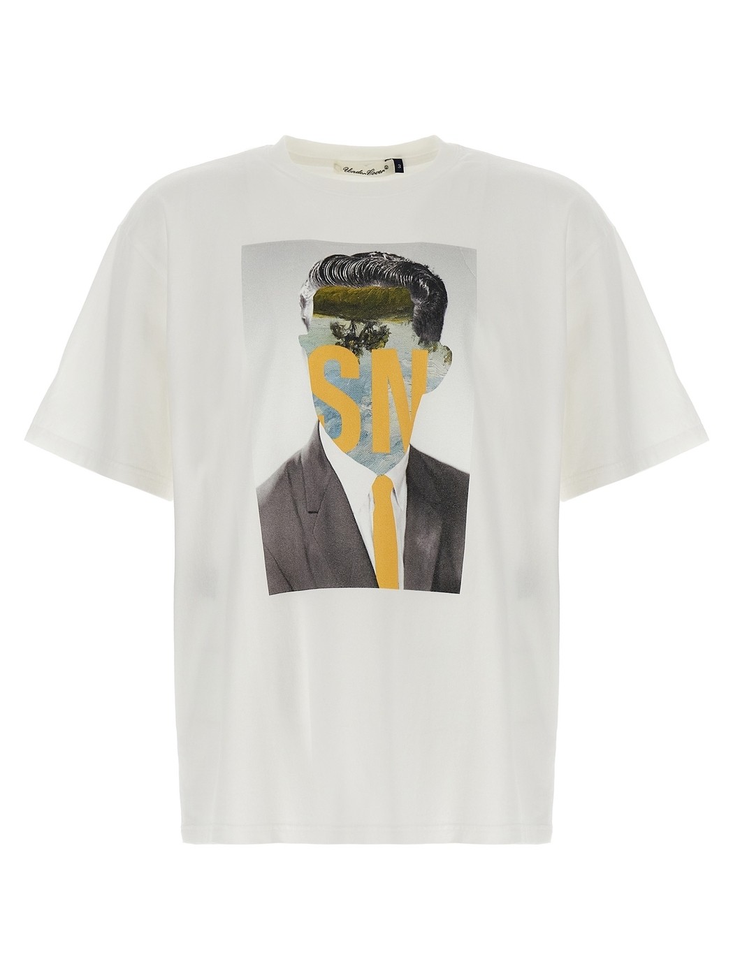 С UNDERCOVER T  ۥ磻 T-shirts Printed T-shirt UC2D3805WHIT...