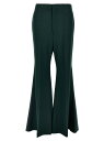 ヴィクトリアベッカム VICTORIA BECKHAM ズボン パンツ レディース グリーン Trousers 'Wide Leg Kick' pants 1424WTR005801CSEAWEED Green 関税 送料無料 ラッピング無料 2024AW ju