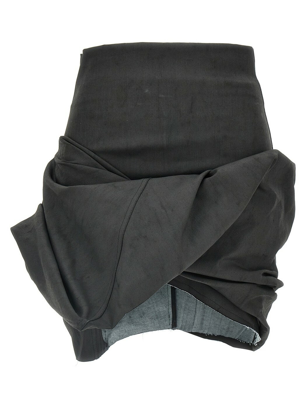 å  RICK OWENS  ǥ ֥å Skirts 'Draped Mini' skirt RO02D3...