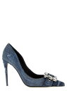 【本日ポイント4倍!!】 ドルチェ&ガッバーナ DOLCE&GABBANA ハイヒール パンプス レディース ブルー High heels 'Lollo' pumps CD1781AY8418H618 Blue 関税 送料無料 ラッピング無料 2024AW ju