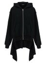 アンダーカバー UNDERCOVER トレーナー レディース ブラック Sweatshirts Two-material hoodie UC2D18012BLACK Black 関税 送料無料 ラッピング無料 2024AW ju