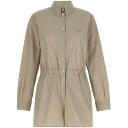 MIU MIU ミュウ ミュウ ベージュ Beige Poplin jumpsuit オールインワン レディース 春夏2024 MAT101SOOO10RGF0A08 【関税・送料無料】【ラッピング無料】 ju