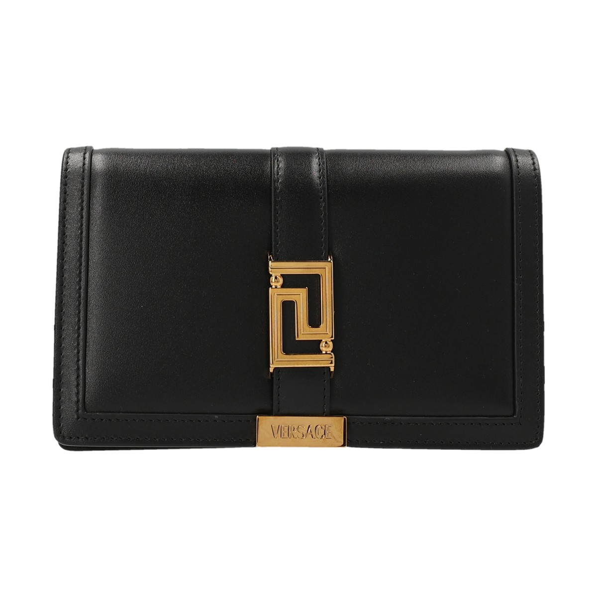 VERSACE ヴェルサーチ ブラック Black 'Greca Goddess' clutch クラッチバッグ レディース 秋冬2023 10072201A051341B00V 【関税・送料無料】【ラッピング無料】 ju