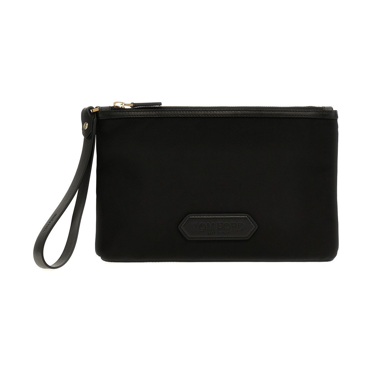 TOM FORD トム フォード ブラック Black Logo nylon clutch クラッチバッグ メンズ 春夏2024 Y0345TNY017G1N001 【関税・送料無料】【ラッピング無料】 ju