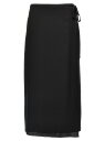 【本日ポイント4倍!!】 セオリー THEORY スカート レディース ブラック Skirts 'CL Tie Wrap' skirt O1102303001 Black 関税 送料無料 ラッピング無料 2025SS ju