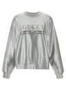 グッチ GUCCI トレーナー レディース シルバー Sweatshirts Laminated logo sweatshirt 813611XJG0Z1275 Silver 関税 送料無料 ラッピング無料 2025SS ju