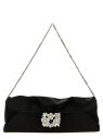 【三連休限定1000円OFF】 ロジェ ヴィヴィエ ROGER VIVIER クラッチバッグ レディース ブラック Clutch and wristlets bags 'Efflorescence' clutch RBWANVC0200RS0B999 Black 関税 送料無料 ラッピング無料 2025SS ju