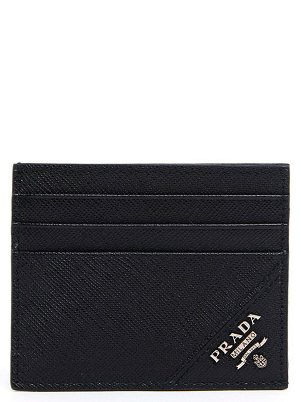 楽天BRANDSHOP・クラージュ楽天市場店プラダ PRADA カードホルダー 財布 メンズ ブラック Wallets and Card Holders Logo card holder 2MC223QMEF0002 Black 関税 送料無料 ラッピング無料 2025SS ju
