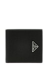 【1000円OFFクーポン配布中!!】 プラダ PRADA カードホルダー 財布 メンズ ブラック Wallets and Card Holders Logo leather wallet 2MO5132E54F0002 Black 関税 送料無料 ラッピング無料 2025SS ju