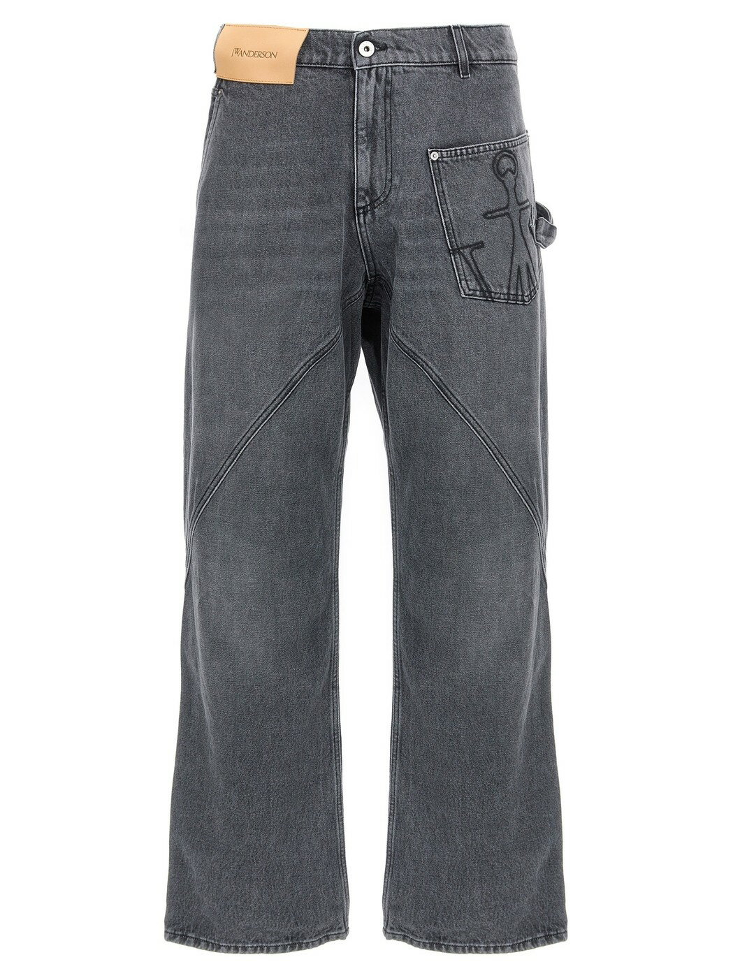 【本日P最大4倍！】 ジェイ ダブリュー アンダーソン J.W. ANDERSON デニム メンズ グレー Jeans 'Twisted Workwear' jeans DT0110PG1745929 Gray 関税 送料無料 ラッピング無料 2025SS juのサムネイル