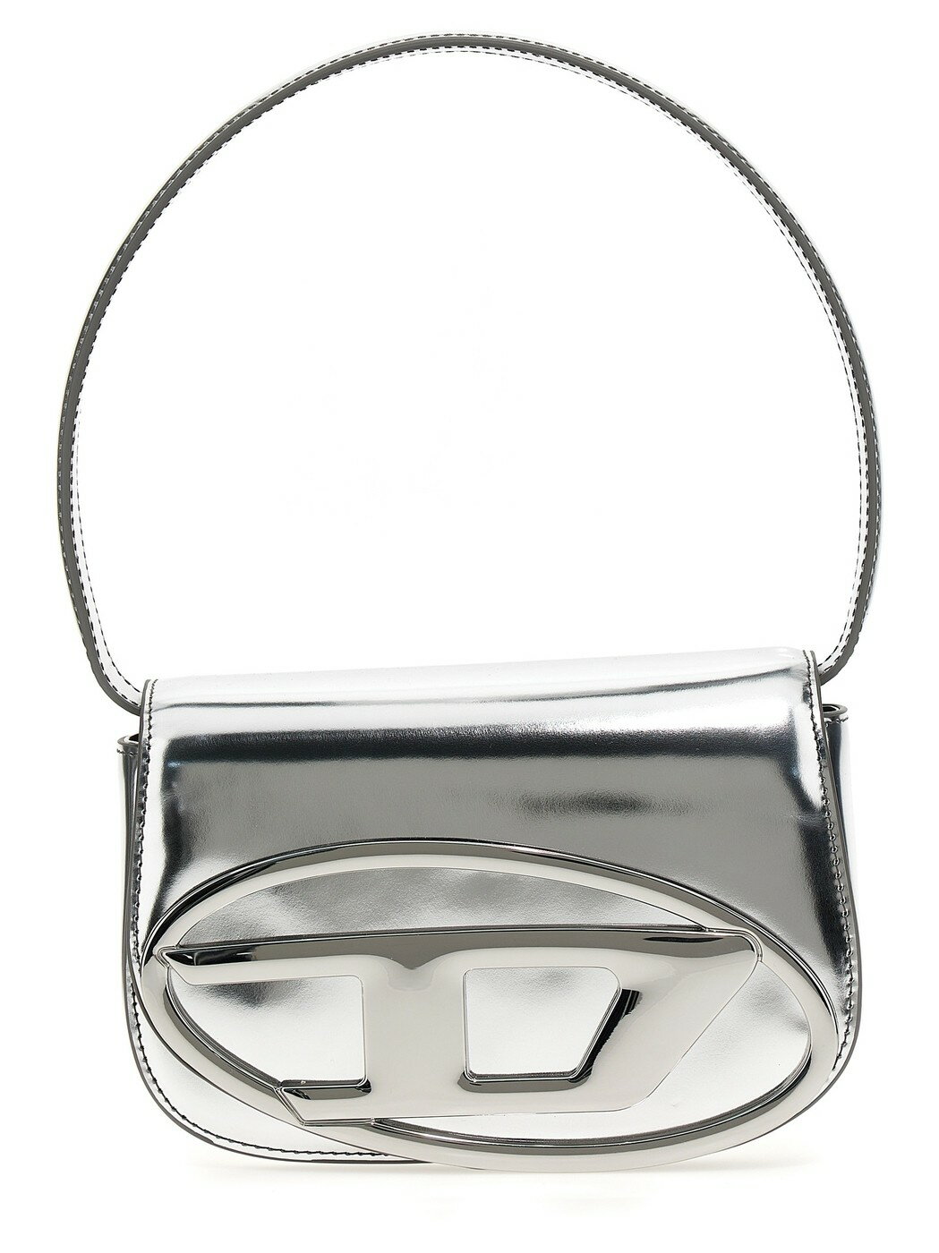 楽天BRANDSHOP・クラージュ楽天市場店ディーゼル DIESEL バッグ レディース シルバー Business bags '1DR' shoulder bag X08396PS202H0535 Silver 関税 送料無料 ラッピング無料 2025SS ju