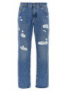 ドルチェ&ガッバーナ DOLCE&GABBANA デニム メンズ ブルー Jeans Destroyed jeans GP02XZG8MX2S9001 Blue 関税 送料無料 ラッピング無料 2025SS ju