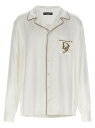 【本日ポイント4倍!!】 ドルチェ&ガッバーナ DOLCE&GABBANA シャツ メンズ ホワイト Shirts Silk shirt G5IF1ZFU1AUW0001 White 関税 送料無料 ラッピング無料 2025SS ju