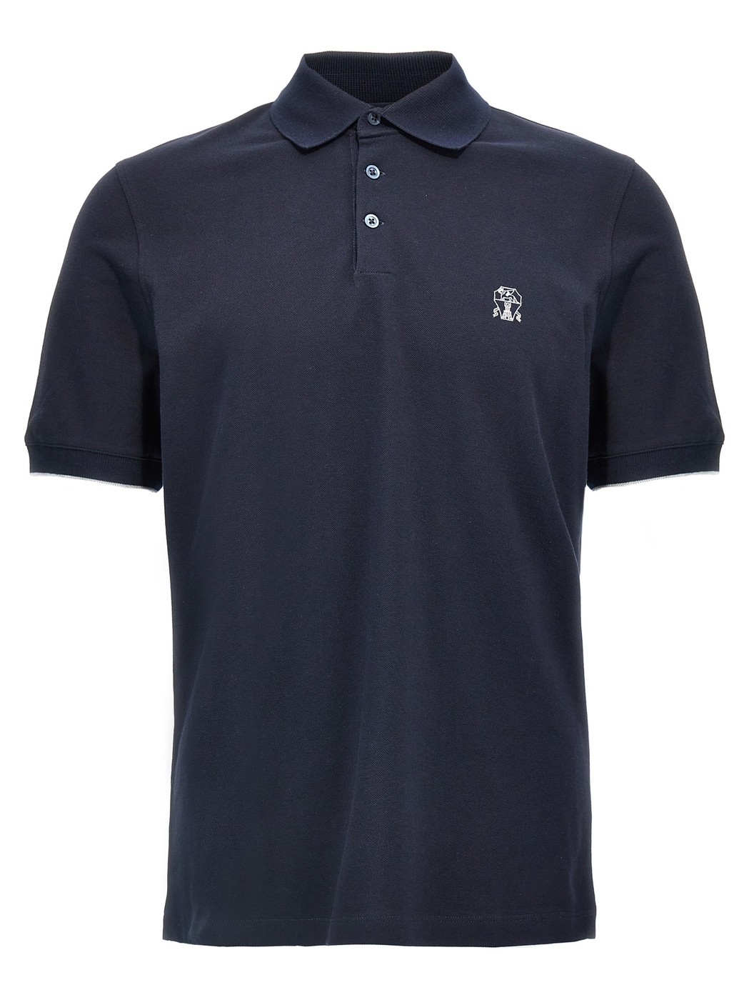 ֥ͥ ͥ BRUNELLO CUCINELLI ݥ  ֥롼 Polo shirts Logo pique polo...