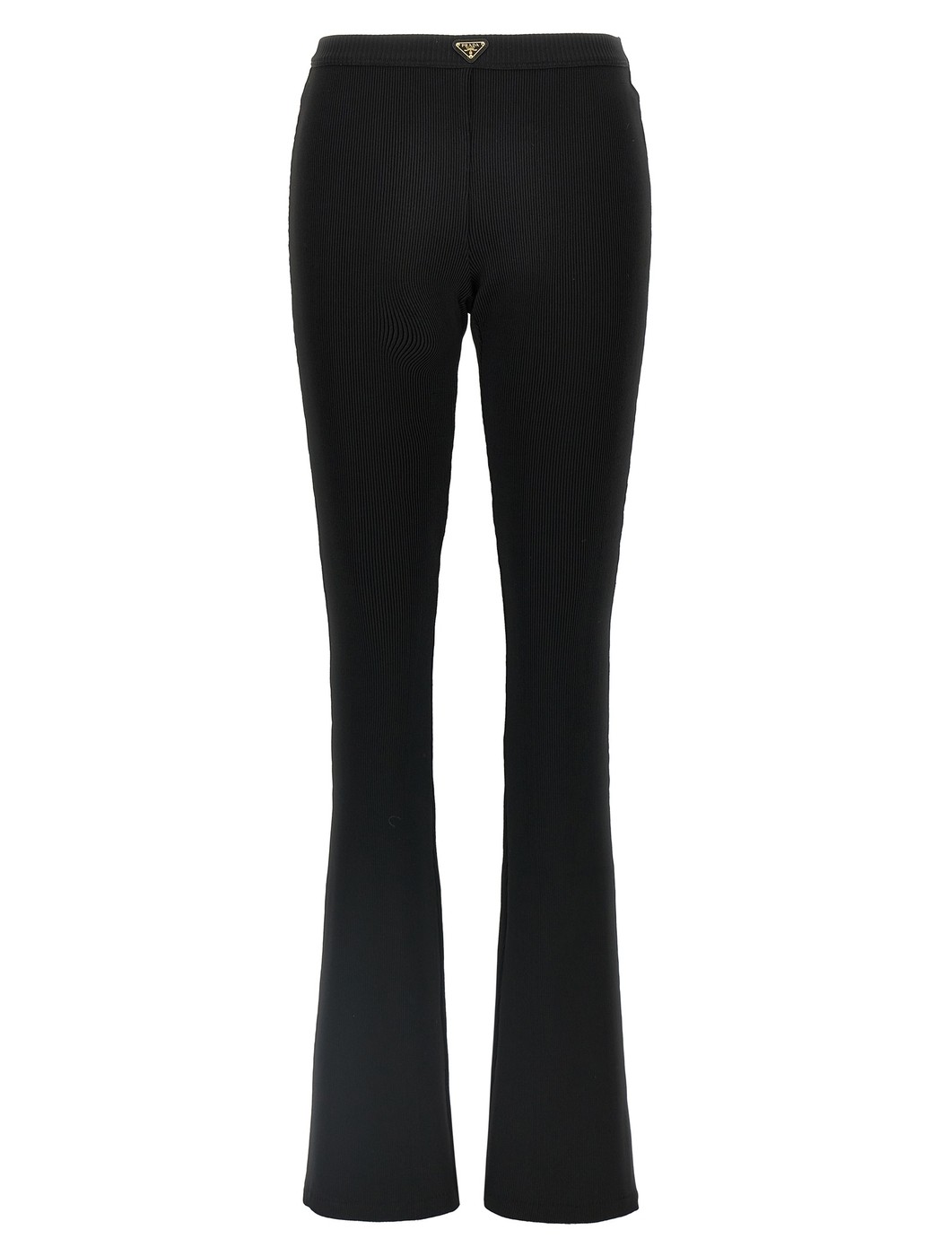 ݥȺ4!! ץ PRADA ܥ ѥ ǥ ֥å Trousers Ribbed pants 3216...