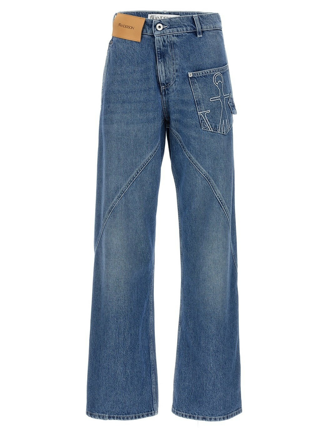 【本日P最大4倍！】 ジェイ ダブリュー アンダーソン J.W. ANDERSON デニム レディース ブルー Jeans 'Twisted Workwear' jeans DT0102PG1735804 Light Blue 関税 送料無料 ラッピング無料 2025SS juのサムネイル