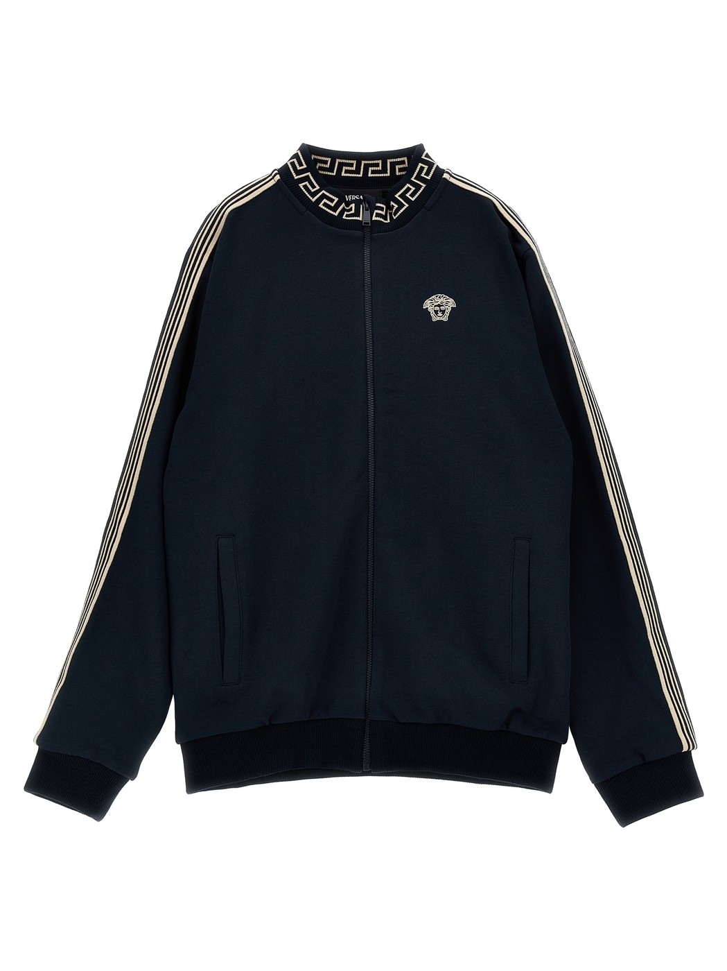 versace VERSACE T ȥåץ ٥ӡܡ ֥롼 T-shirt 'Greca' sweatshirt 10182...