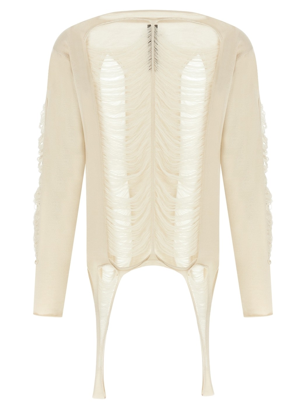 å  RICK OWENS  ˥åȥ  ۥ磻 Knitwear 'LS Top' sweater RR...