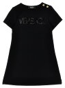 versace VERSACE ドレス ワンピース ベビーガールズ ブラック Dresses Sequin logo dress 10181381A131312B200 Black 関税 送料無料 ラッピング無料 2025SS ju