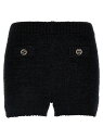 【本日ポイント4倍!!】 ツイン セット TWIN SET デニムショーツ ショーツ レディース ブラック Denim shorts 'Oval T' shorts 251TP344100006 Black 関税 送料無料 ラッピング無料 2025SS ju