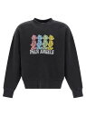 【本日ポイント4倍!!】 パーム エンジェルス PALM ANGELS スウェットシャツ トレーナー メンズ ブラック Sweatshirts 'Crossroads Bears' sweatshirt PMBA026S25FLE00410841084 Black 関税 送料無料 ラッピング無料 2025SS ju