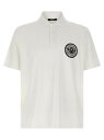 バルマン BALMAIN ポロシャツ メンズ ホワイト Polo shirts 'Coin' polo shirt EH1GC026BC94GAB White/Black 関税 送料無料 ラッピング無料 2025SS ju